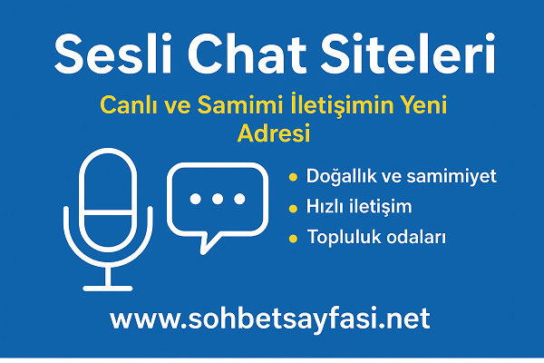 Sesli Chat Siteleri